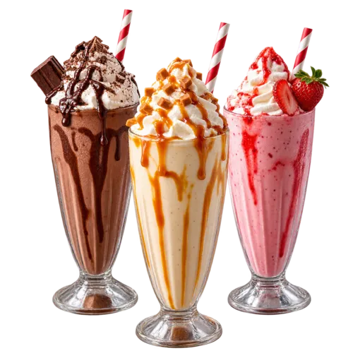 Milkshakes and cold drinks