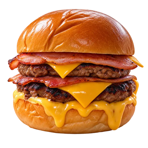 Big Bopper burger from Rock ’n’ Rolls Diner in Braemar
